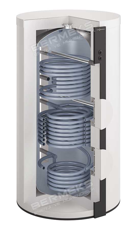 viessmann çift serpantinli boyler